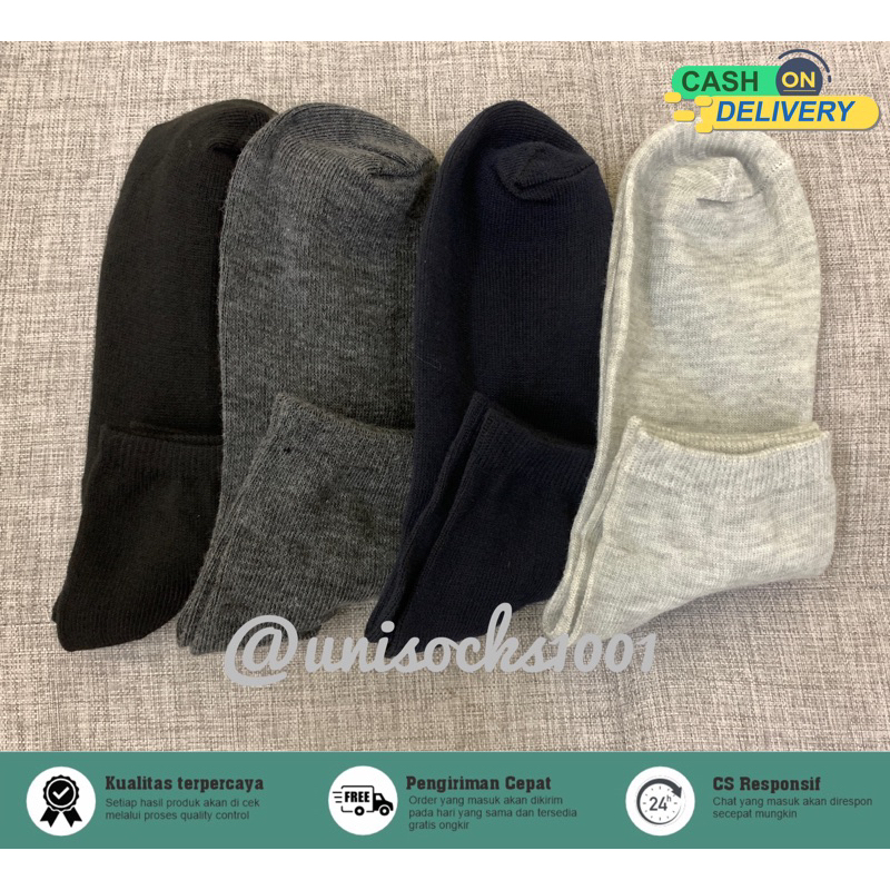 TERMURAH Kaos kaki kantor pria olahraga 3/4 ankel Kaos kaki kerja dewasa kualitas premium formal men socks