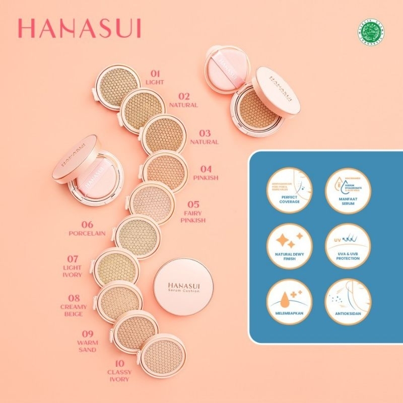 [10 Shades] Hanasui Serum Cushion | BB Cushion