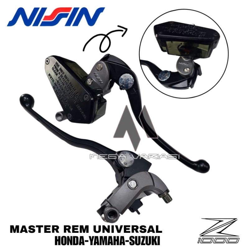 HANDLE MASTER REM SET KANAN MASTER KIRI KOPLING ZX1000 UNIVERSAL  COCOK UNTUK SEMUA JENIS MOGE R15 R25 V2 V3 NINJA 250 NINJA 150 FI XABRE XSR CBR150 250 GSX VIXION RX KING SATRIA FU DLL