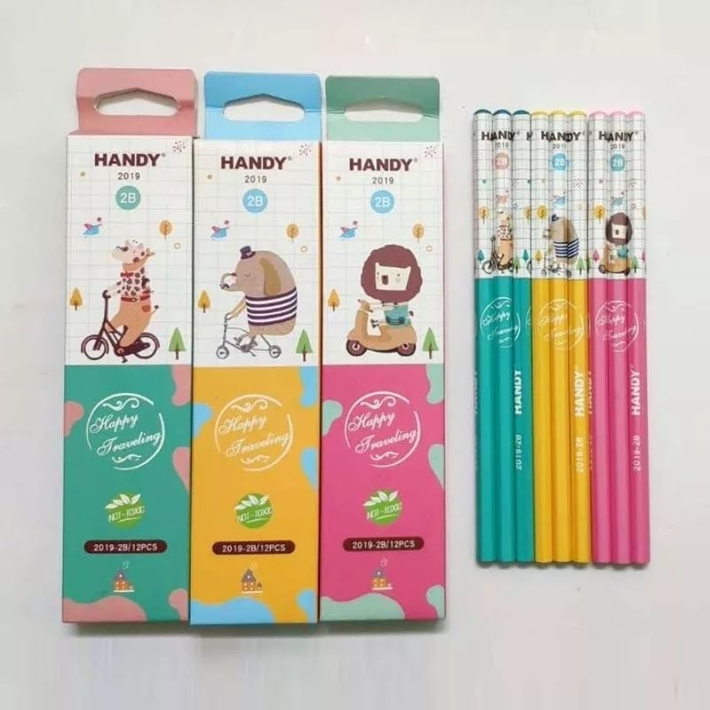 

Pensil 2B Handy 2019 (1pak isi 12 Biji)