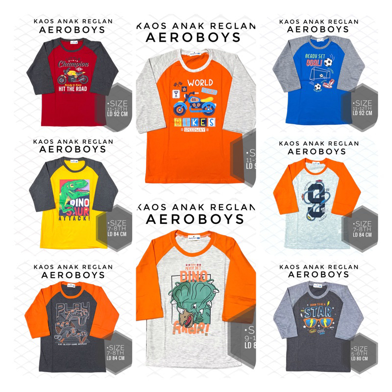 KAOS ANAK LAKILAKI LENGAN PANJANG AERO / KAOS ANAK LENGAN PANJANG AERO / KAOS  LENGAN PANJANG ANAK L