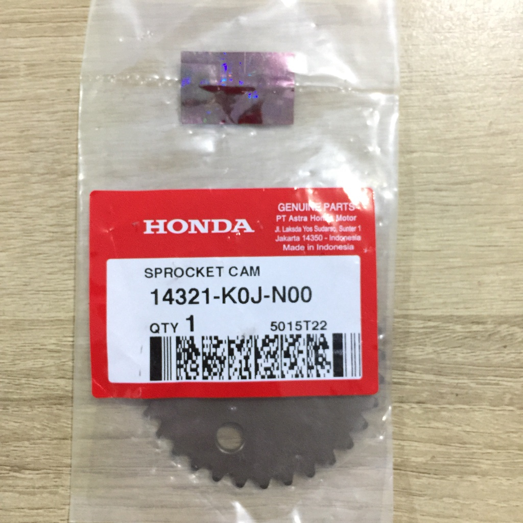 Gigi Sentri Sprocket Cam BEAT K1A GENIO SCOOPY K2F ORI AHM 14321K0JN00