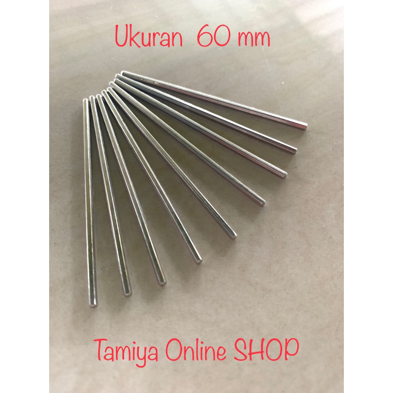 As Shaft 60 mm Roda Tamiya Rod Shaft Ban Tamiya 4 pcs