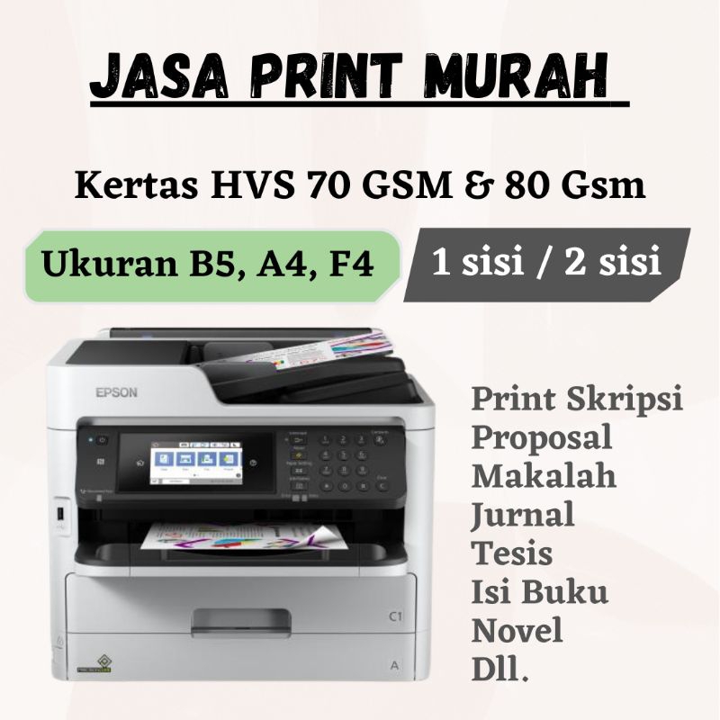 

PRINT BUKU, PRINT TUGAS, MAKALAH, SKRIPSI , PROPOSAL, KARYA ILMIAH