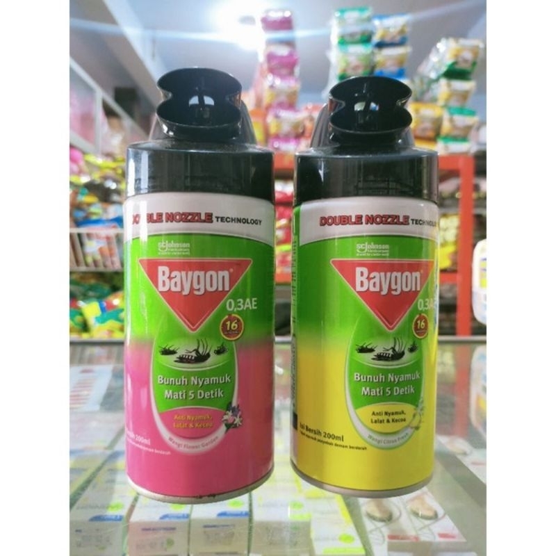 baygon obat nyamuk semprot 200ml varian random