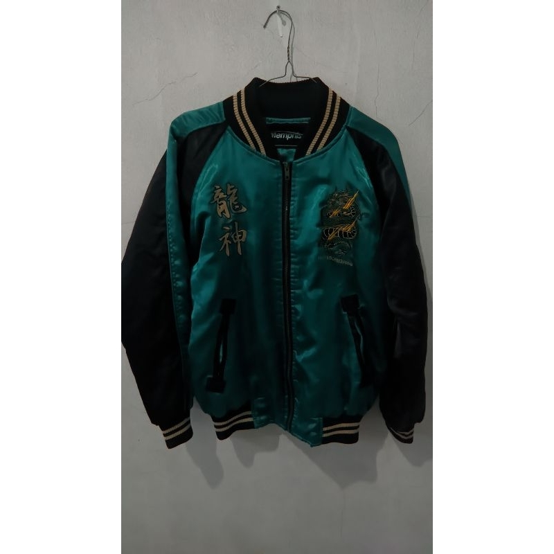(obral) JAKET SUKAJAN MEMPHIS ORIGIN IJO OWATSUMI /SECOND BRANDED/pemakaian sendiri