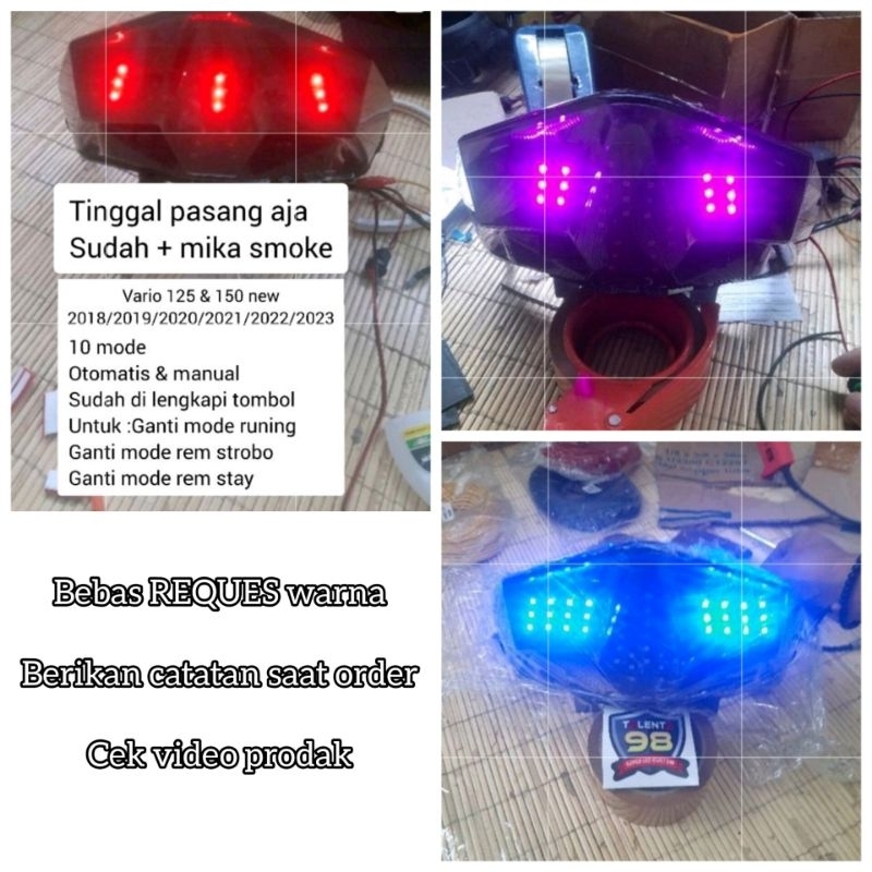 stoplamp runing 13 mode  PNP vario 125/150 new LED PREMIUM