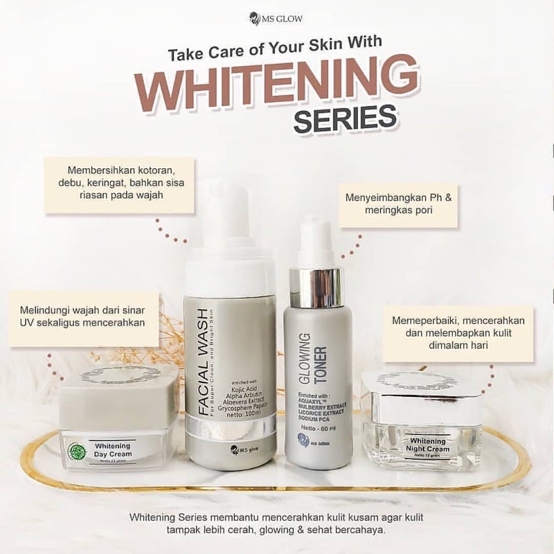 MS GLOW PAKET WHITENING / PAKET WHITENING MS GLOW