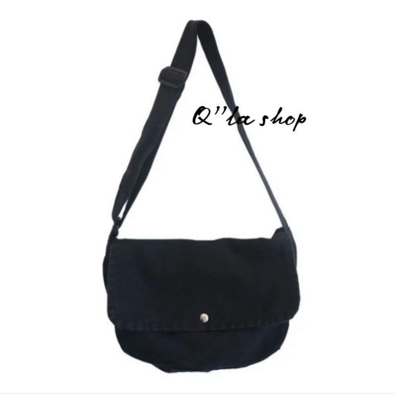 TAS SELEMPANG CANVAS CLASSIC SLINGBAG UNISEK PRIA WANITA VINTAGE CROSSBODY