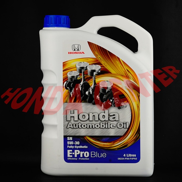 oli oil mesin mobil honda e-pro blue sn 5w-30 full syintetic 100% original honda