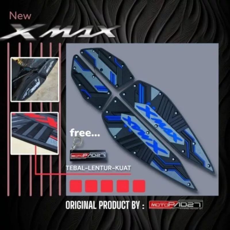 KARPET BORDES PIJAKAN KAKI YAMAHA NEW XMAX 2023