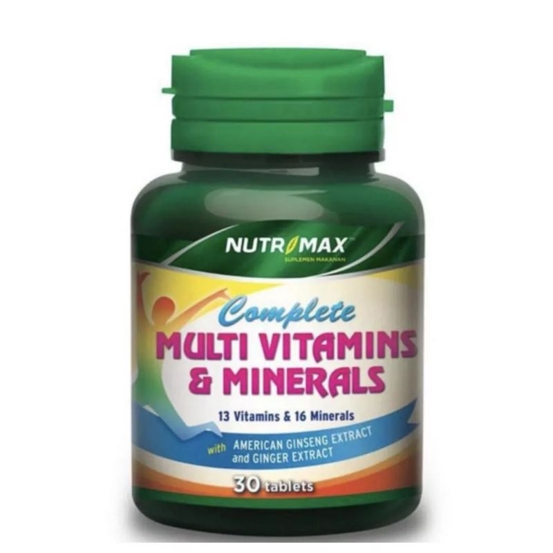 nutrimax multi vitamin dan mineral 60 kapsul