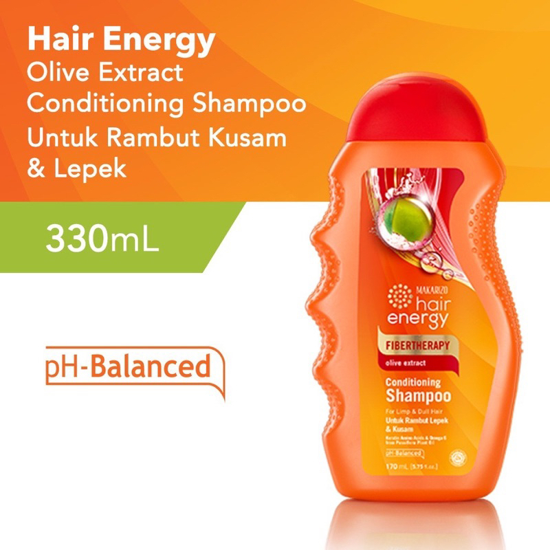 Makarizo Hair Energy Fibertheraphy Conditioning Shampoo 170ml - 300ml