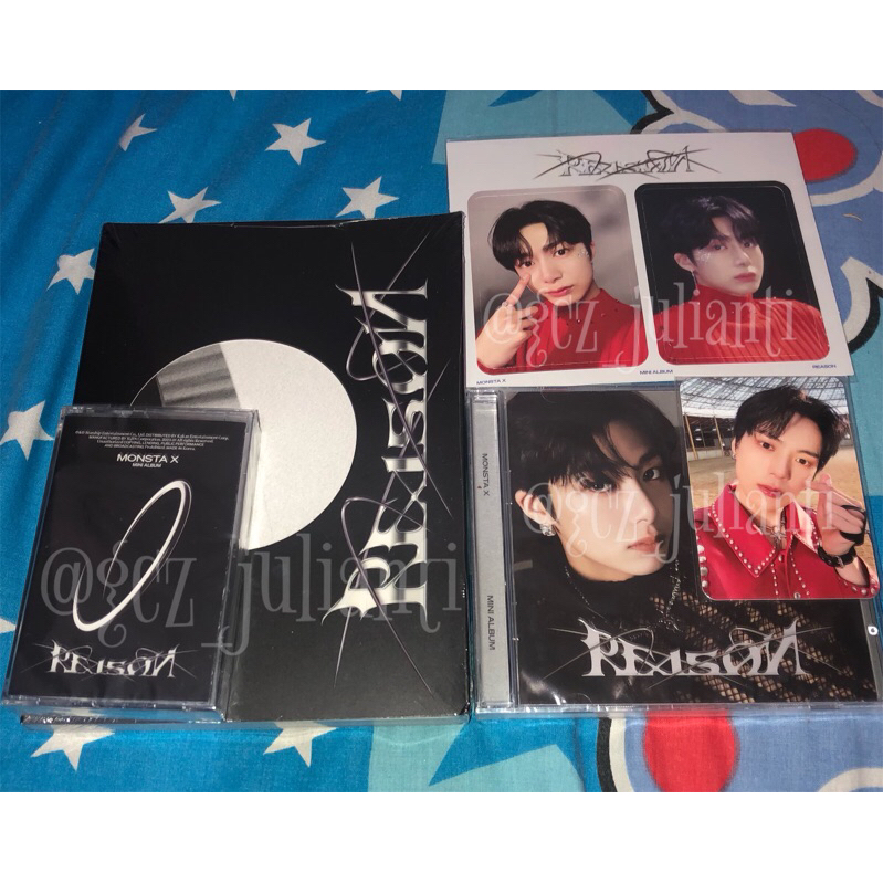 Monsta X - Album Reguler Reason Bene SSQ + Jewel ver Hyungwon + Cassette Tape ver (Sealed)