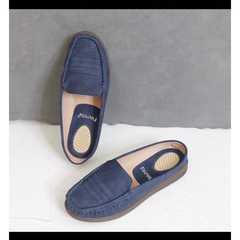 Sepatu Selop Wanita | Sepatu Sandal | Sandal Wanita Fleurette