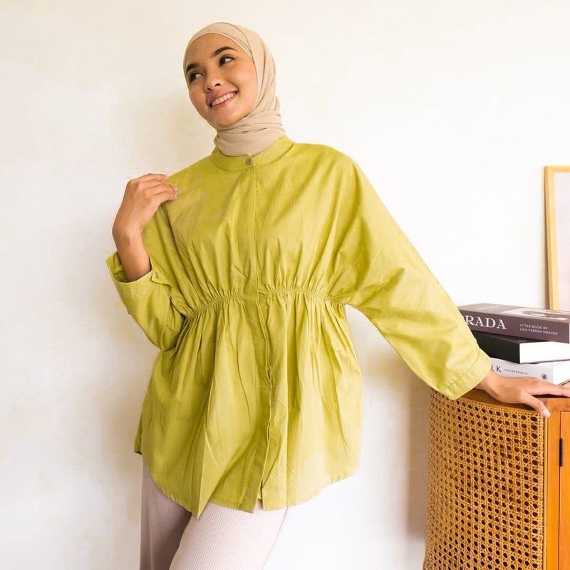 ALYA BLUS SERUT POPLIN KATUN ADEM SERAB KERINGAT