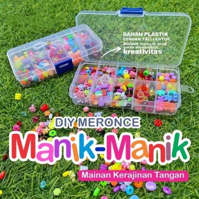 MAINAN ANAK MANIK MANIK | MAINAN GELANG KALUNG | MERONCE MANIK MANIK ANAK