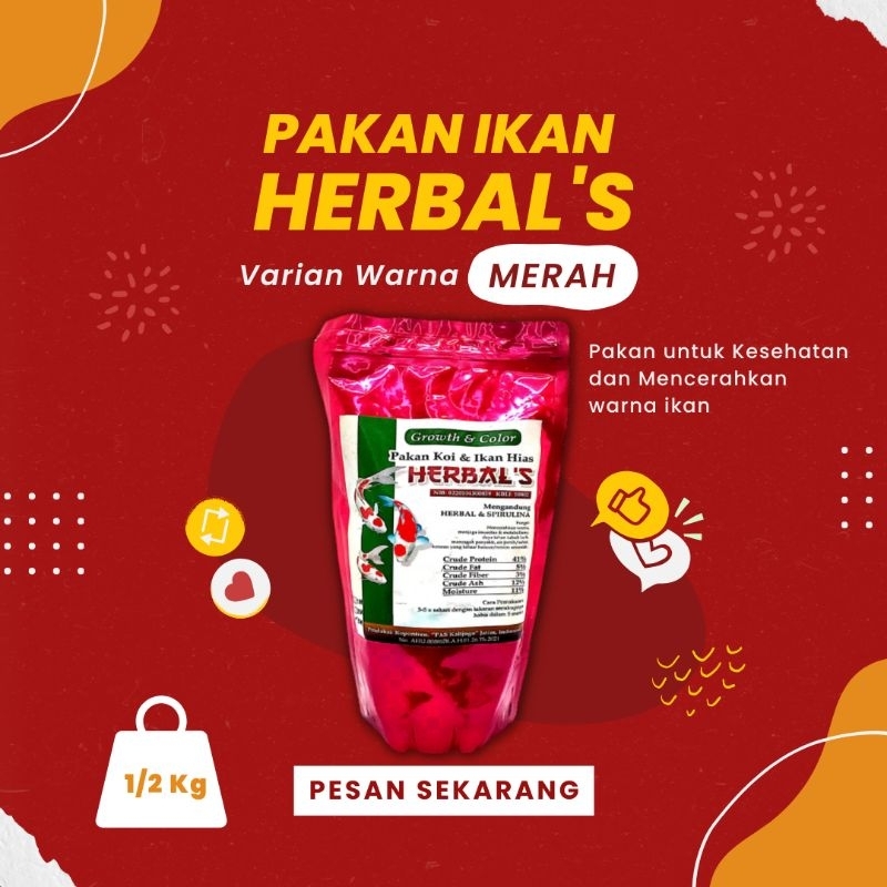 Pakan Ikan/Pakan Koi/Pakan Herbal/Pakan Ikan Koi/Pakan Ikan Hias
