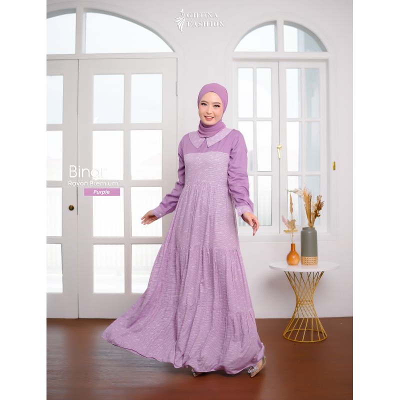 BINAR DRESS - GHINA FASHION