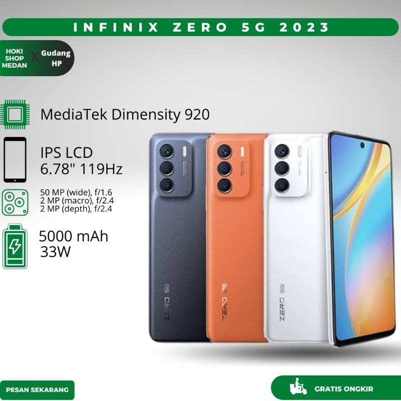 HP Infinix Zero 5G 8/256GB Garansi Nasional