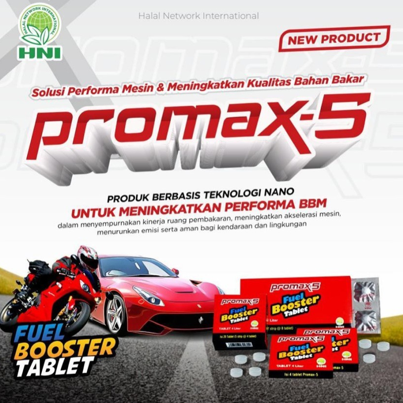PROMAX - 5 HNI HPAI  PROMAX-5 Motor Fuel Tablet Hemat Bahan Bakar Bensin Motor