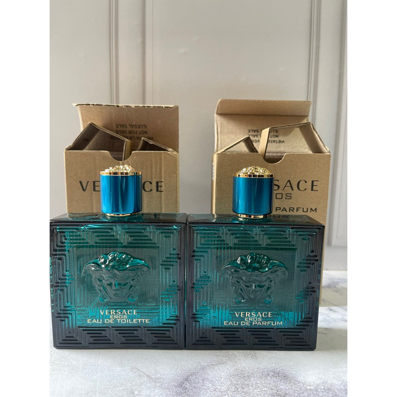 tester versace eros edt dan edp