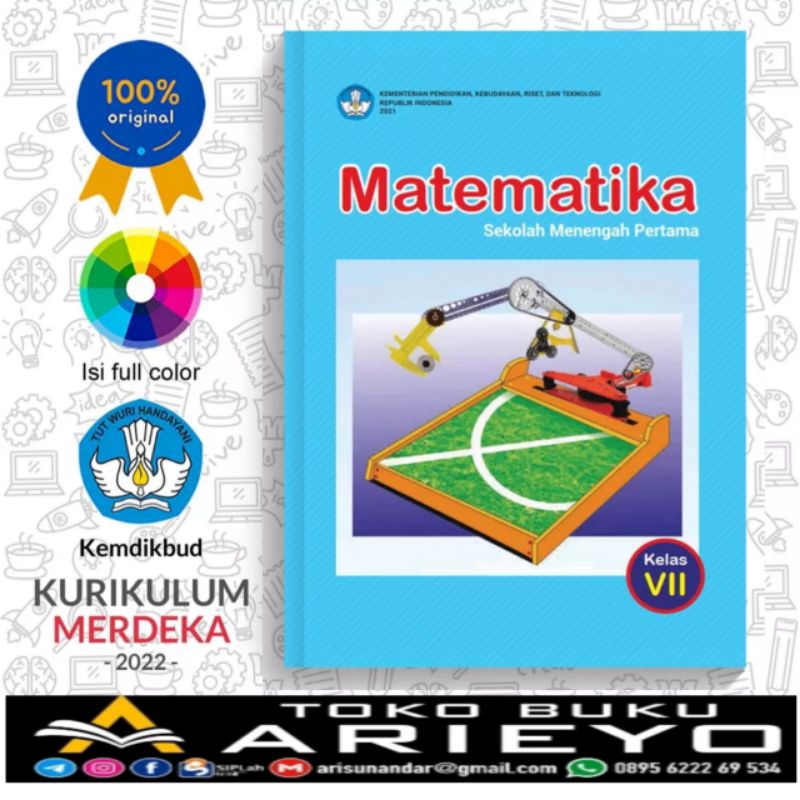 

New+K-Merdeka Matematika SMP Kelas : 7 Sekolah Penggerak