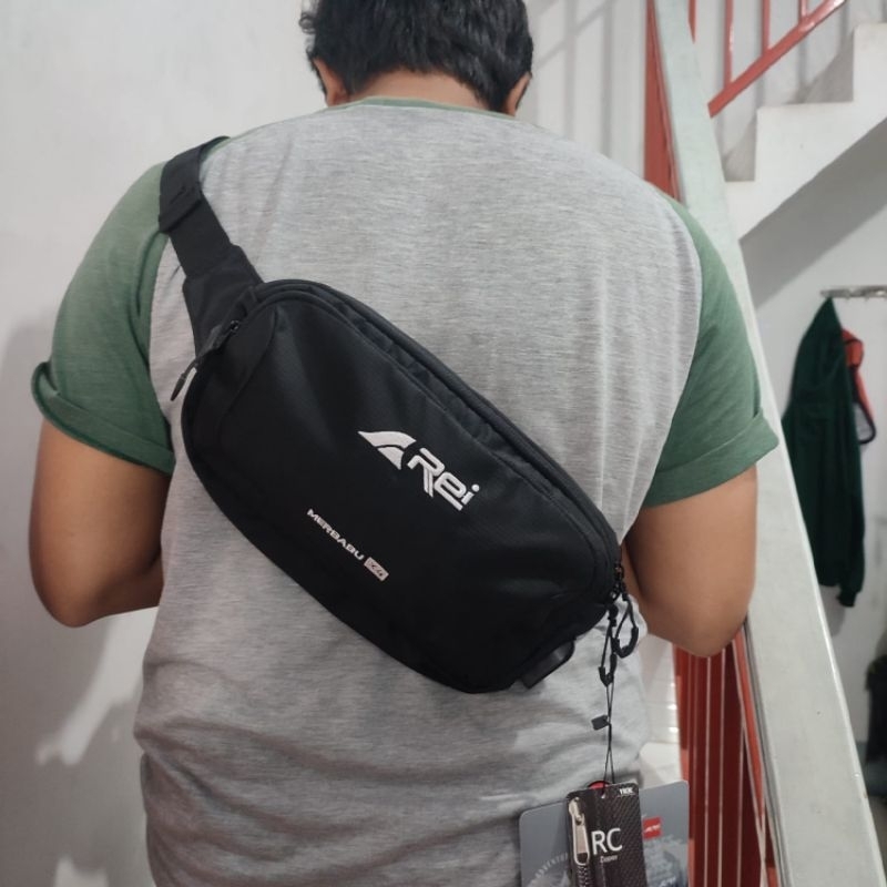 Tas Pinggang Pria Rei Merbabu X4 Original Waist Bag Rei Original