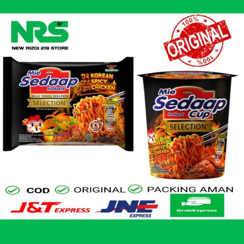 

Mie Sedaap Korean Spicy Chicken