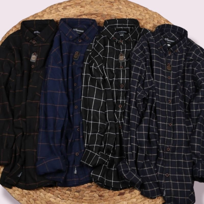 KEMEJA FLANEL F.S PREMIUM QUALITY / KAMEJA CASUAL / KAMEJA FORMAL/ KEMEJA POLOS / KEMEJA PRIA / KEME