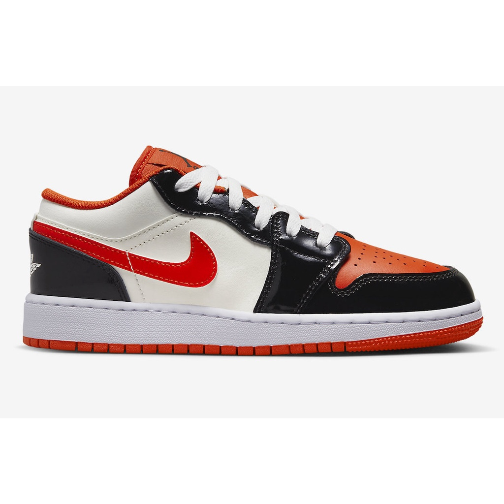 - AIR JORDAN 1 LOW ORANGE BLACK - ORIGINAL