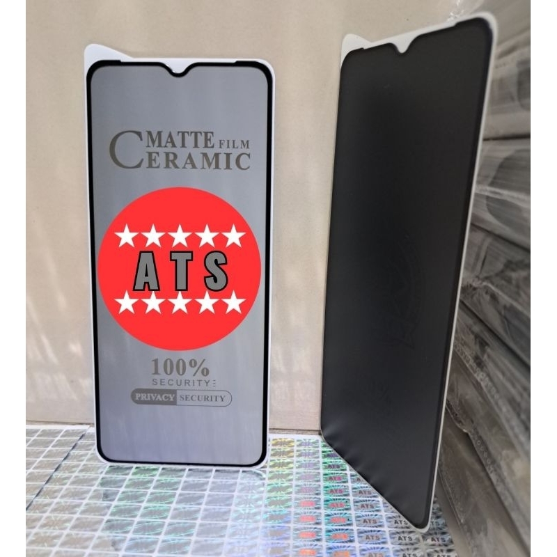 Tg Tempered Glass Anti Gores Spy Samsung A01 / Samsung M01 / Pelindung Layar Handphone Depan