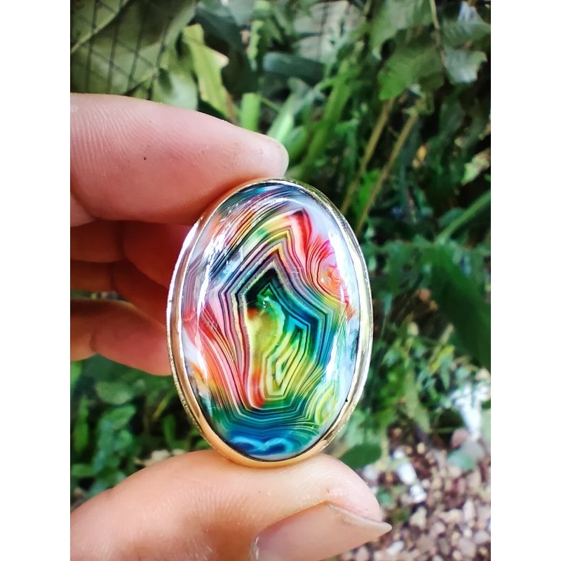 batu rubah pelangi size jumbo