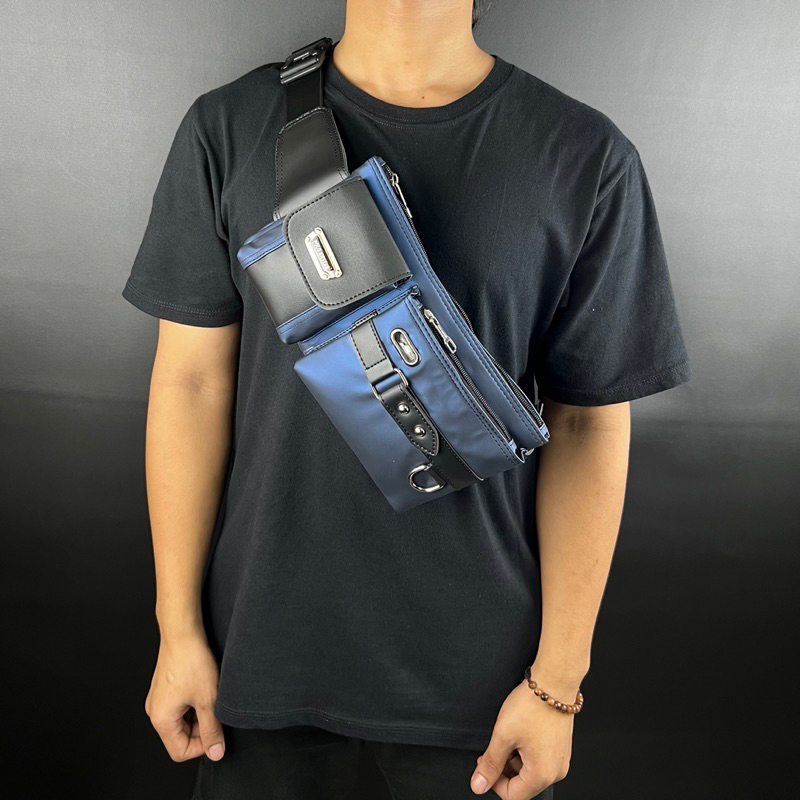 Tas Selempang Polo Amstar Waterproof Terbaru 2022 Waterproof Tas Pinggang Waistbag Tas Kekinian Tas Selempang Pria Wanita