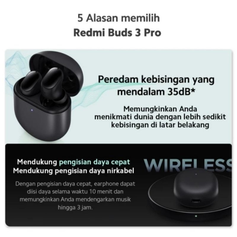 Xiaomi Mi Redmi Buds 3 Pro Tws Earphone Mi Buds 3Pro