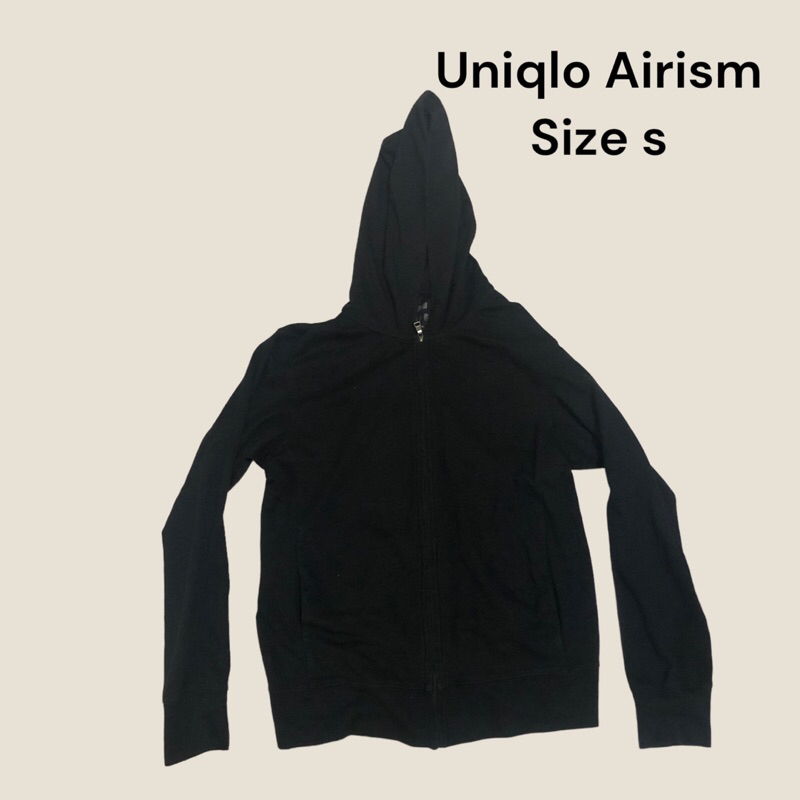 Uniqlo airism zipper hoodie