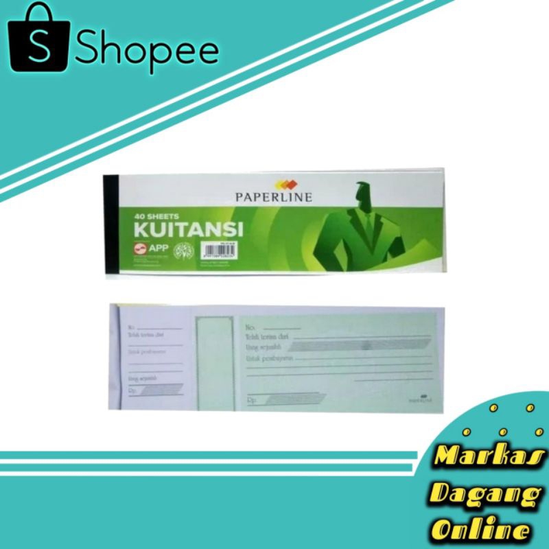 

Buku Kwitansi Paperline / Kuitansi Paperline Kecil isi 40 Lembar