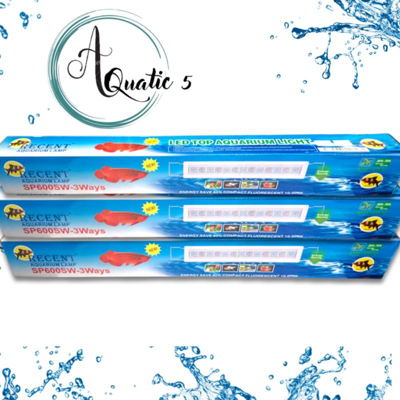 Lampu Led Aquarium Aquascape RECENT SP 600 SW 3X WAYS