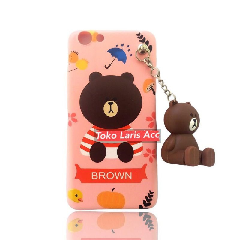 Case Boneka 3D Plus Gantungan For Hp Oppo F3 #case #casehp #caselucu #casemurah