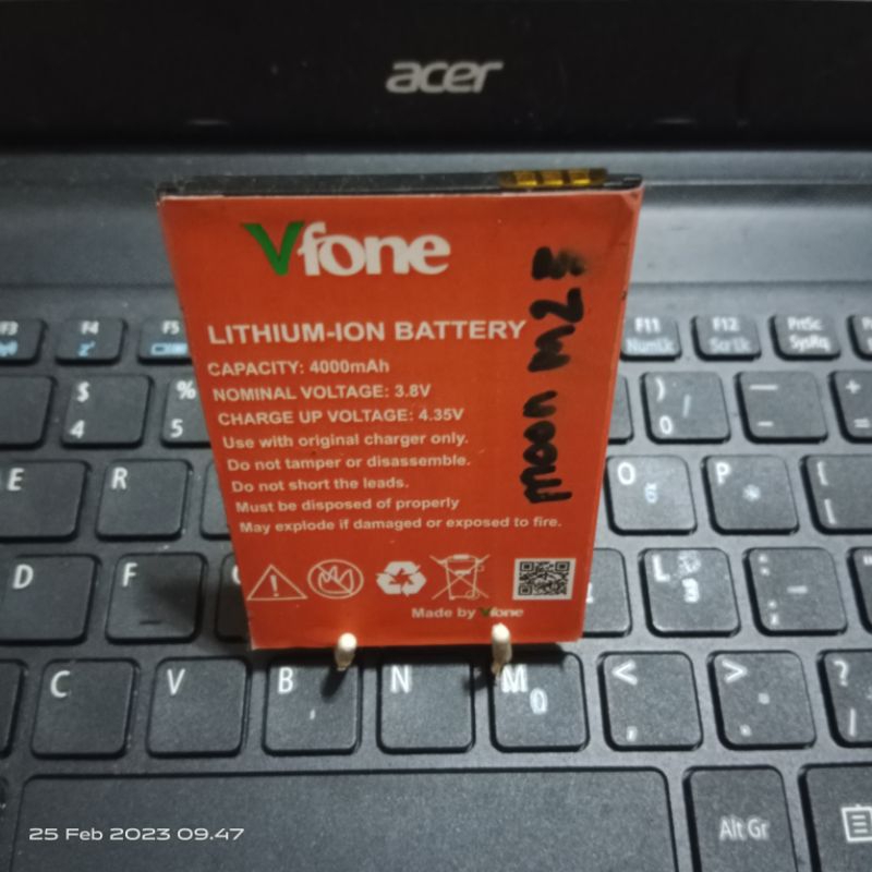 Batrai V fone Moon M25 Batre Vfone M 25 Baterai Battery