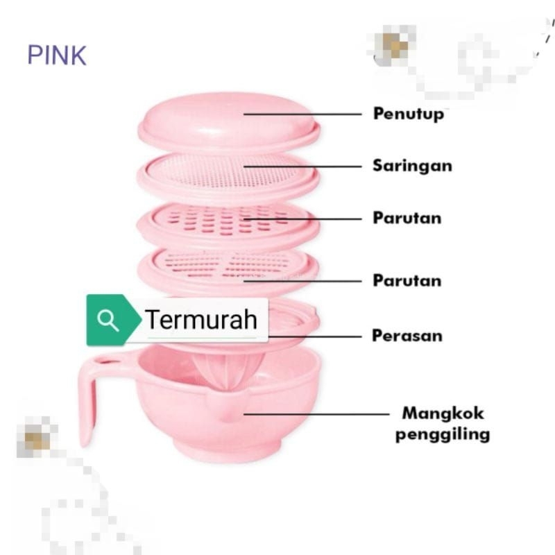[LENGKAP WARNA] FOOD GRADE 10 IN 1 ALAT PEMBUAT MPASI BAYI / BABY FOOD MAKER