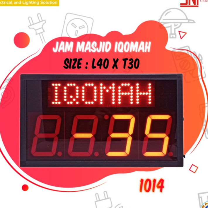 JAM MASJID IQOMAH K1014