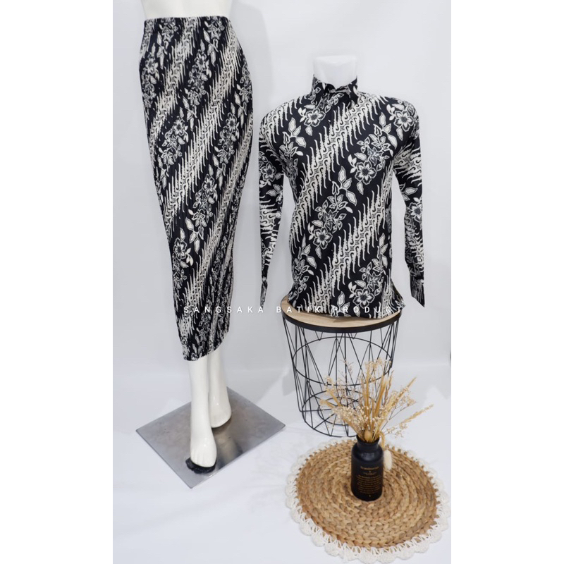 BATIK COUPLE / rok plisket / Batik peria couple / batik peria