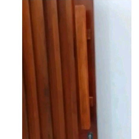 Handel minimalis kayu jati gagang tarikan pintu untuk rumah bahan kayu jati