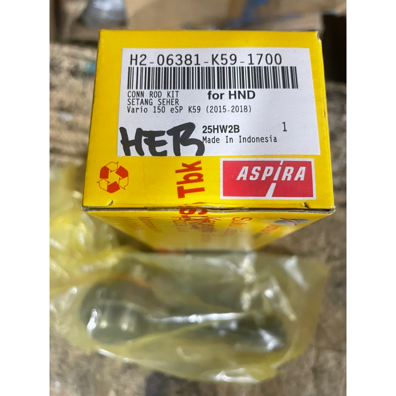 STANG SEHER ASSY HONDA VARIO 150 LED ESP K59 2015 - 2018 ASPIRA