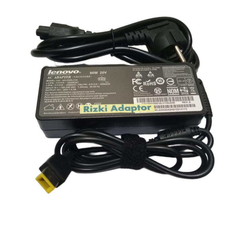 Adapter Charger Laptop Lenovo E555 E560 E570 E570C E575 E455 E560P E431 E440 E450 E455 E460 E531 E540 E550 E550C Yoga 370USB