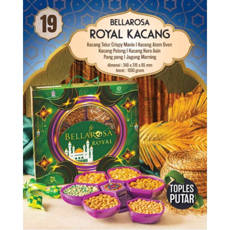 

PAKET BELLAROSA ROYAL KACANG ( Toples Putar )