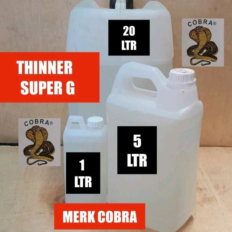 Thinner SUPER Gloss 5 Liter Cobra Thiner Cobra 5 Liter SUPER G