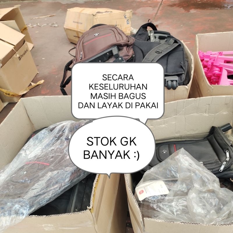 TROLLEY Ransel BAGPACK JUAL RUGI ADA MINUSNYA | GAK BISA RETUR /Harap chat admin untuk kelengkapan nya!!!