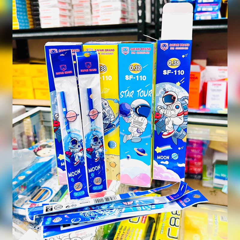 

Isi Refill Pulpen Gel Astonot NASA Moon Safari 0.38mm